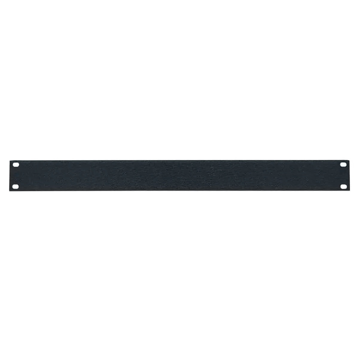 Lowell AFP Series Blank Aluminum Panel with Flat Edges For Racks | 1U | Single