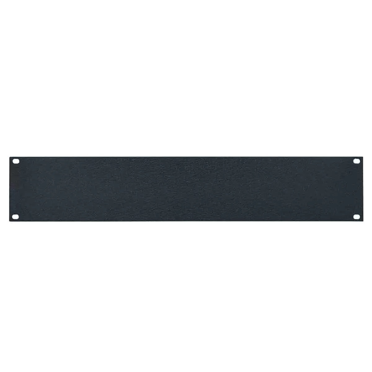 Lowell AFP Series Blank Aluminum Panel with Flat Edges For Racks | 2U | Single