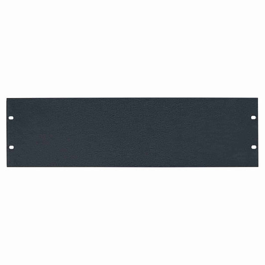 Lowell AFP Series Blank Aluminum Panel with Flat Edges For Racks | 3U | Single