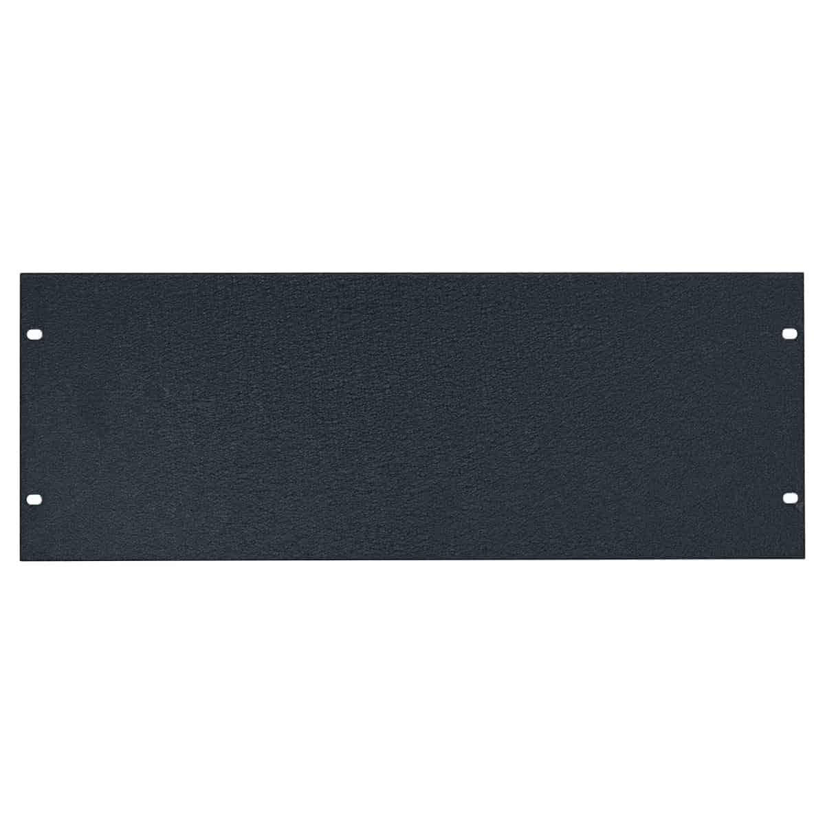 Lowell AFP Series Blank Aluminum Panel with Flat Edges For Racks | 4U | 12-Pack
