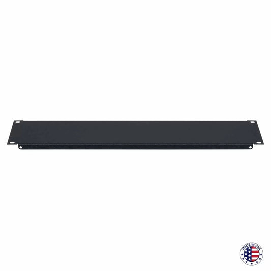Lowell AP Blank Aluminum Panel with Flange For Racks | 1U | Single