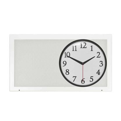 Lowell Clock-Speaker Center Grille with Frame for Wall Install | Full Perforation | Surface Mount