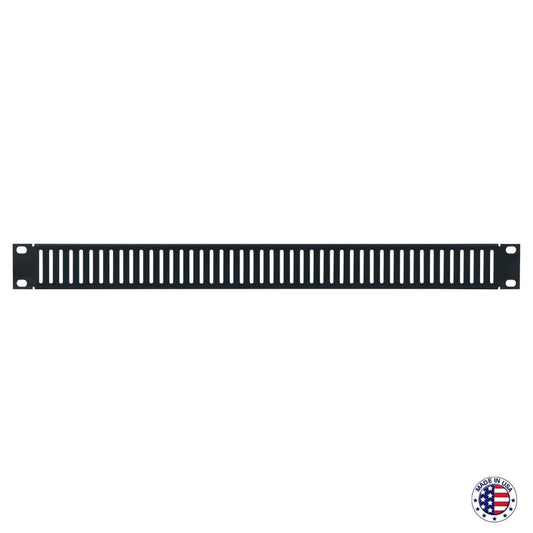 Lowell AVPB-1 1U Vented Blank Aluminum Rack Panel