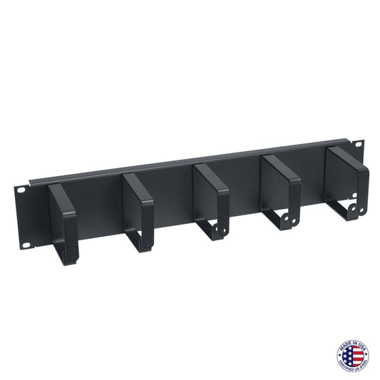 Lowell CMD Series Cable Management Panel with D-Rings | 1U