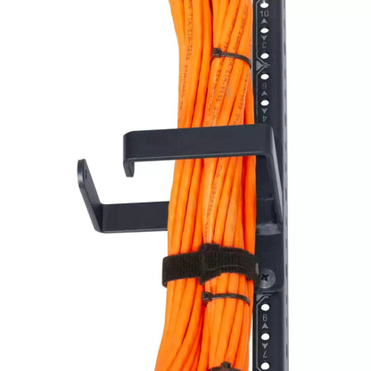 Lowell CMD-2V Cable Management D-Ring With 2U Rack Bracket