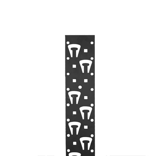 Lowell CMV Series Vertical Cable Management Panel Steel Rack Panels | 3" | 12U