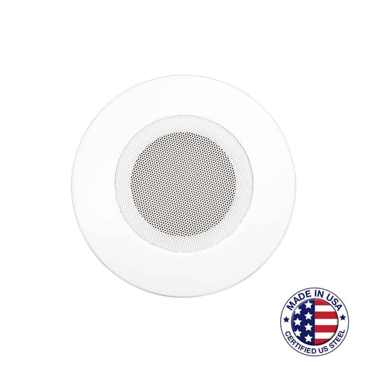 Lowell Round Torsion Mount Speaker Grille Steel Ceiling Grille | 4" | CN-4M
