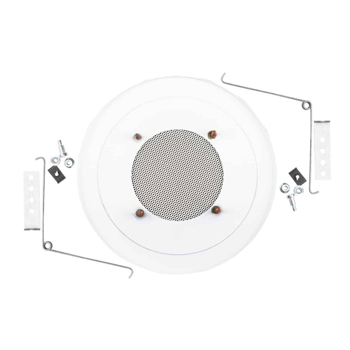 Lowell Round Torsion Mount Speaker Grille Steel Ceiling Grille | 4" | CN-4M