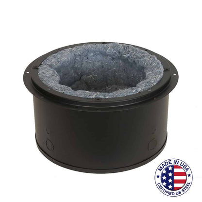 Lowell Recessed Speaker Enclosure With Flange | 6.7"D | Steel | 8"