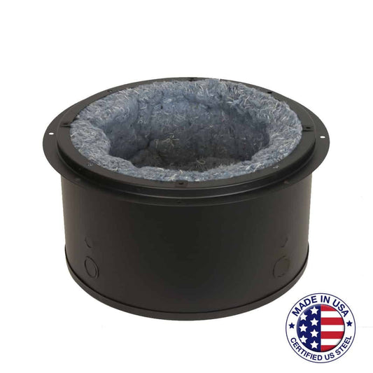 Lowell Recessed Speaker Enclosure With Flange | 6.7"D | Steel | 8"