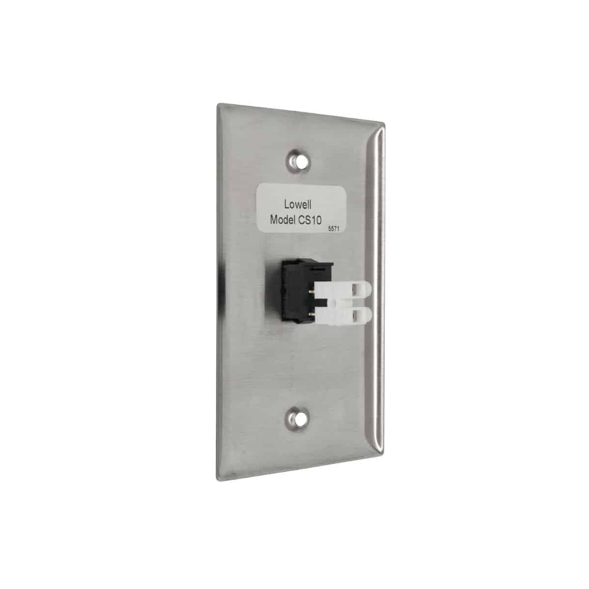 Lowell CS10 Call Switch With Standard Stainless Wall Plate