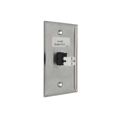 Lowell CS10 Call Switch With Standard Stainless Wall Plate