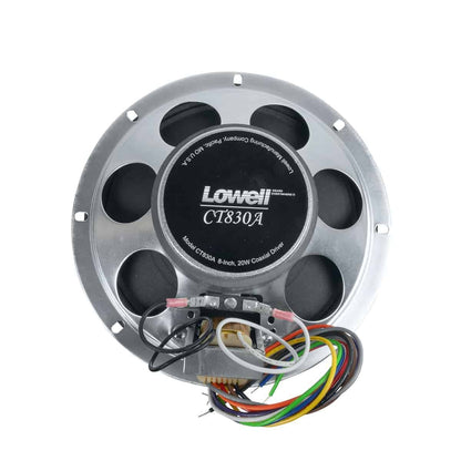 Lowell 8" Coaxial Speaker Installed PA Driver With Transformer | 25V/70V 5W Transformer