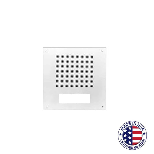 Lowell DC802 Square Grille with Frame for Digital Clock-Speaker Center | Dukane