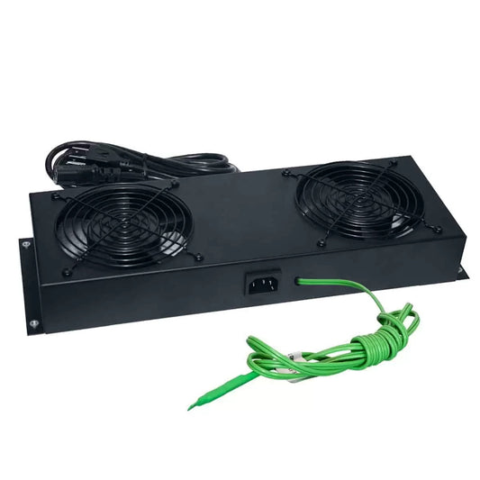 Lowell Rack Panels with 2 Whisper Fans And Rear Door Mount For Lowell Racks | Thermo-Cord