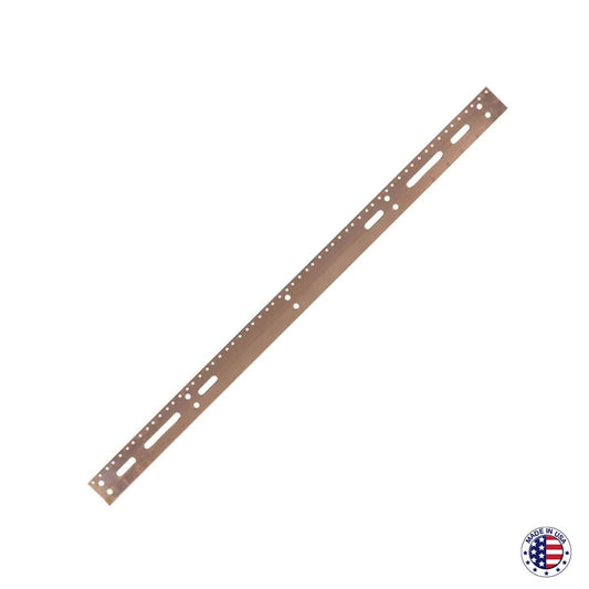Lowell GBB Copper Grounding Bus Bar For AC Power Distribution | 72"