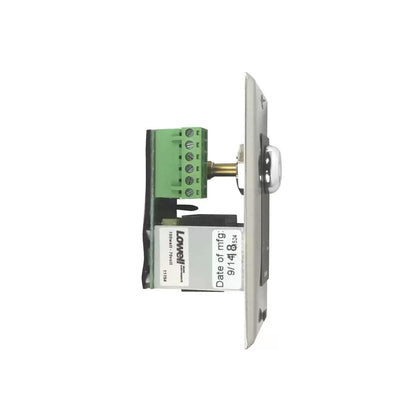 Lowell KL100 100W Mono Volume Control with Key Switch | Stainless Steel & Black | With Bypass