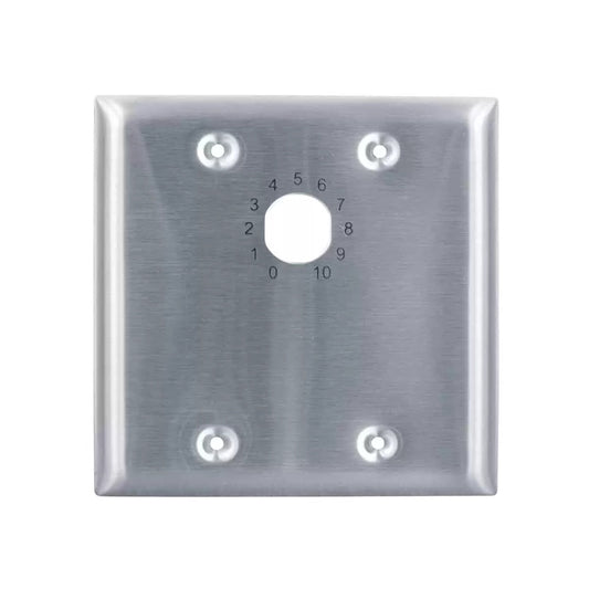Lowell KL-ANP2 Stainless Steel Retrofit Adaptor Wall Plate