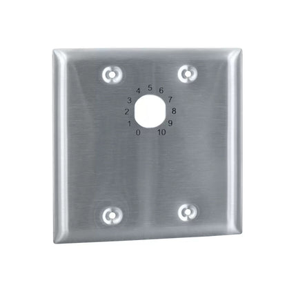 Lowell KL-ANP2 Stainless Steel Retrofit Adaptor Wall Plate