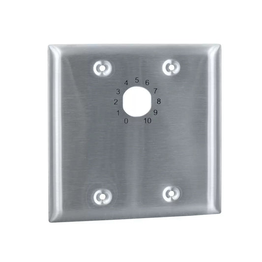 Lowell KL-ANP2 Stainless Steel Retrofit Adaptor Wall Plate