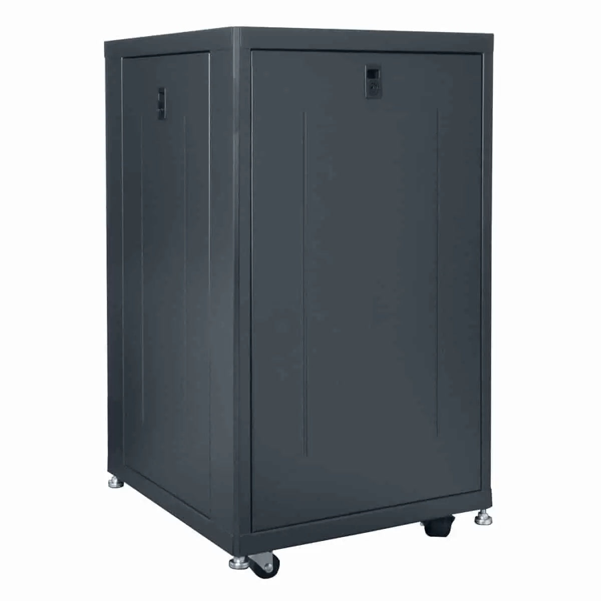 Lowell LCDR Series Designer AV Rack Tempered Glass Door | 18U