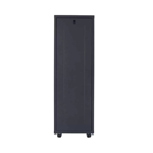 Lowell LCDR Series Designer AV Rack Tempered Glass Door | 35U