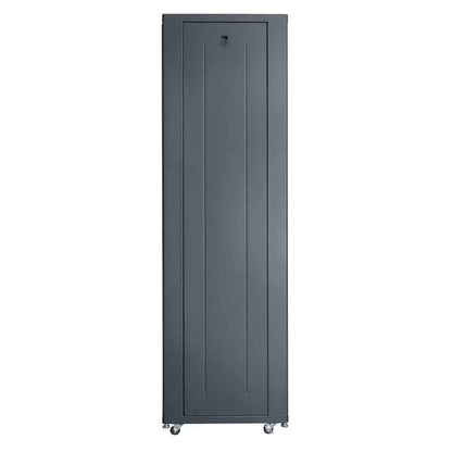 Lowell LCDR Series Designer AV Rack Tempered Glass Door | 42U