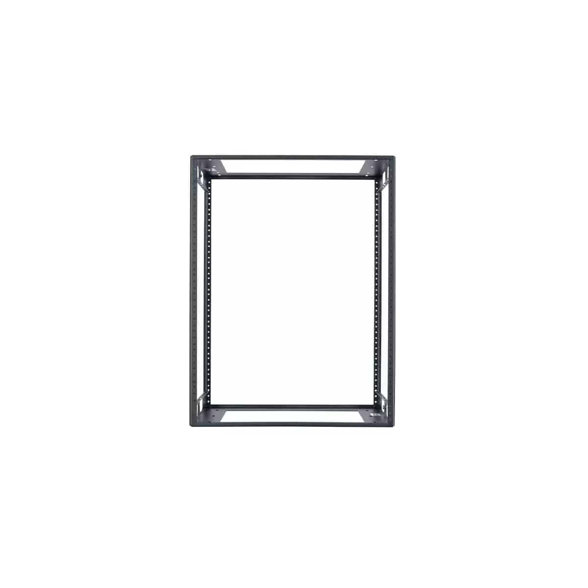 Lowell LCR Welded AV Rack For Credenzas USA Steel Open Frame | 16"D | 14U