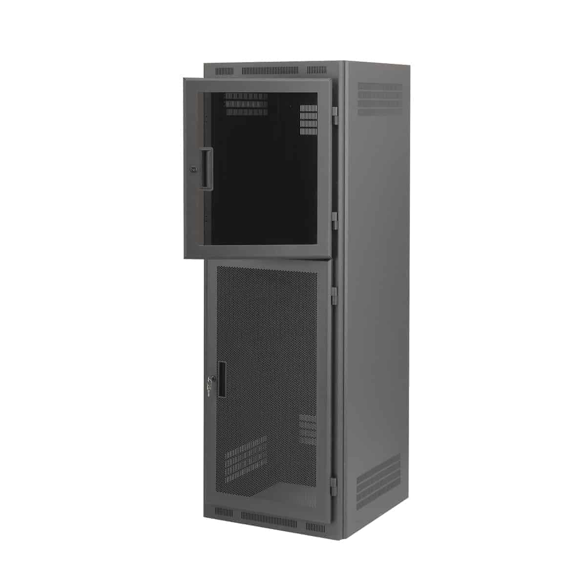 Lowell LDDF-35 Dual Door Frame for 35U Rack Installations