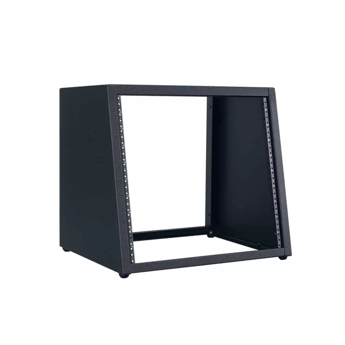 Lowell LDSR Desktop AV Rack With Easy-View Sloping Front | 10U