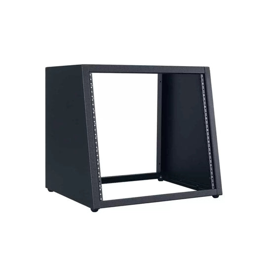 Lowell LDSR Desktop AV Rack With Easy-View Sloping Front | 10U