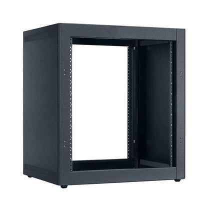 Lowell LDTR Desktop AV Rack | 18" Steel Desktop Equipment Rack | 12U