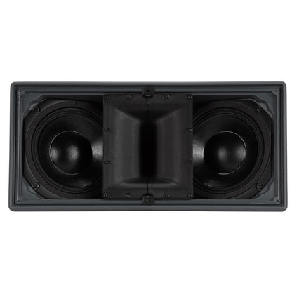 RCF P4228 Dual 8-Inch Weatherproof Outdoor Speaker | Color: Black