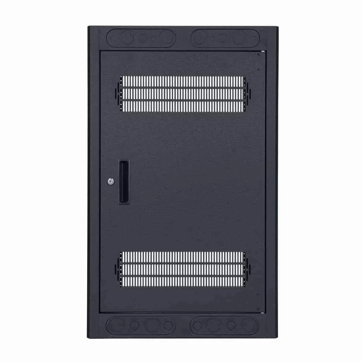 Lowell LER Series Enclosed AV Rack Welded Steel 19" Install Rack | 27"D | 18U | With Rear Door