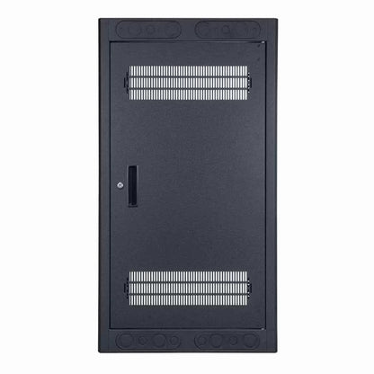 Lowell LER Series Enclosed AV Rack Welded Steel 19" Install Rack | 22"D | 21U | With Rear Door
