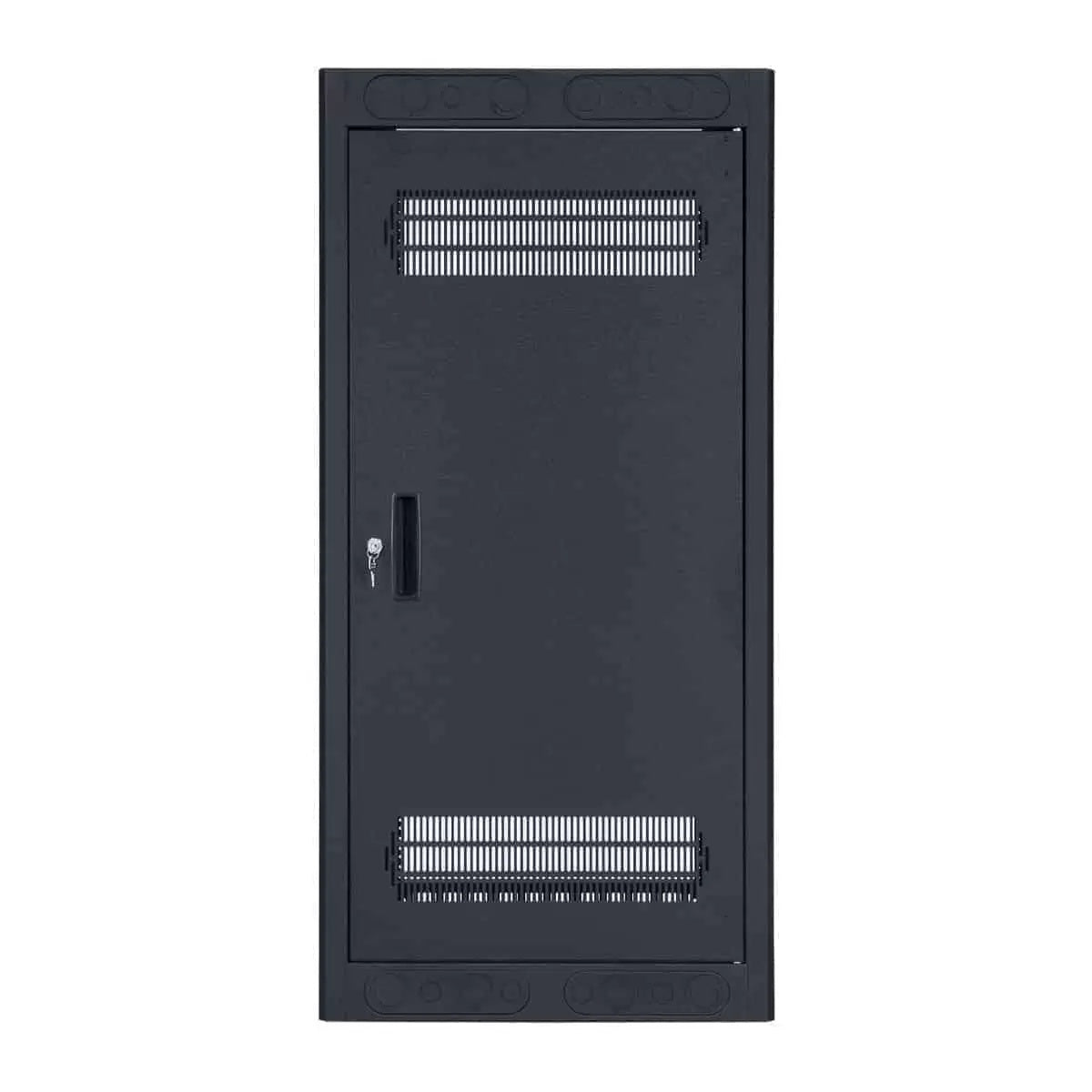 Lowell LER Series Enclosed AV Rack Welded Steel 19" Install Rack | 32"D | 24U | With Rear Door