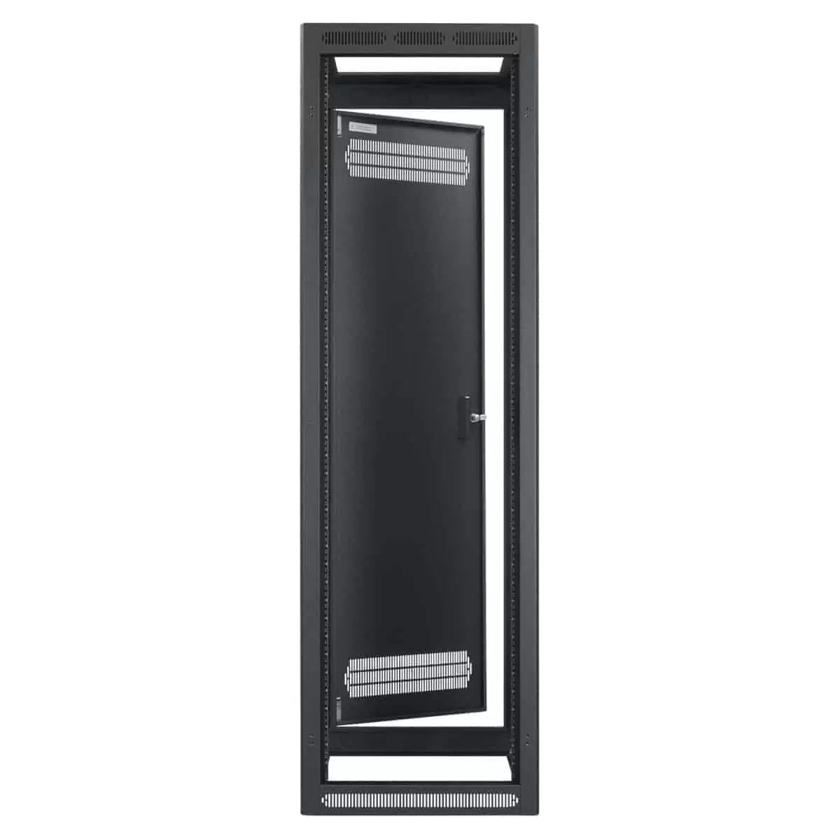 Lowell LER Series Enclosed AV Rack Welded Steel 19" Install Rack | 22"D | 40U | With Rear Door