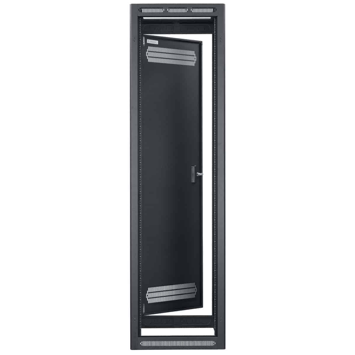 Lowell LER Series Enclosed AV Rack Welded Steel 19" Install Rack | 22"D | 44U | With Rear Door