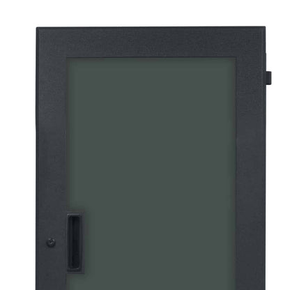 Lowell LFD Front Door for 22"/23"W Rack Surface-Mount Locking | 16U | Smoked Plexiglass