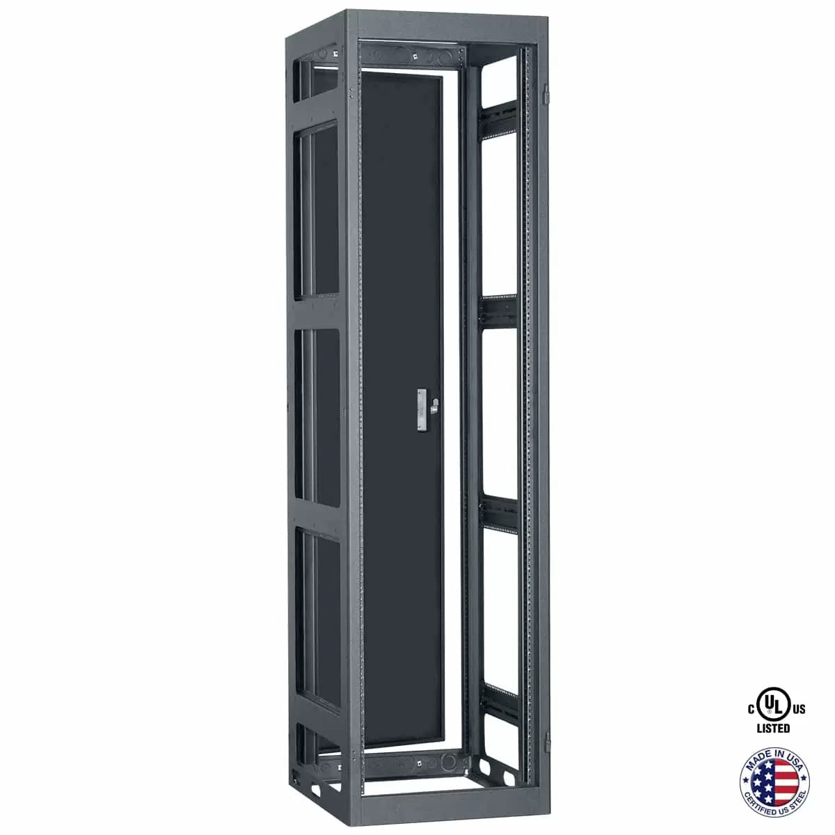 Lowell LGNR Series 44U Gangable AV Rack With Rear Door | 32"D