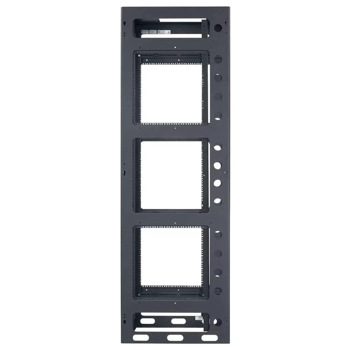 Lowell LGR Gangable AV Rack Open-Frame Steel Install Rack | 27"D | 44U | With Rear Door