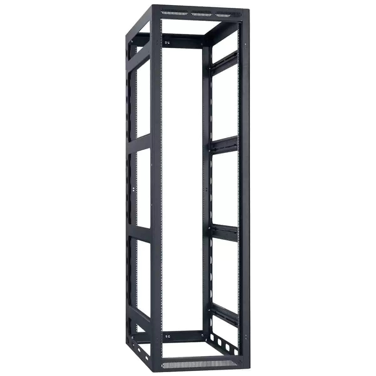 Lowell LGR Gangable AV Rack Open-Frame Steel Install Rack | 32"D | 44U | With Rear Door