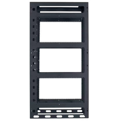 Lowell LGR Gangable AV Rack Open-Frame Steel Install Rack | 42"D | 44U | With Rear Door