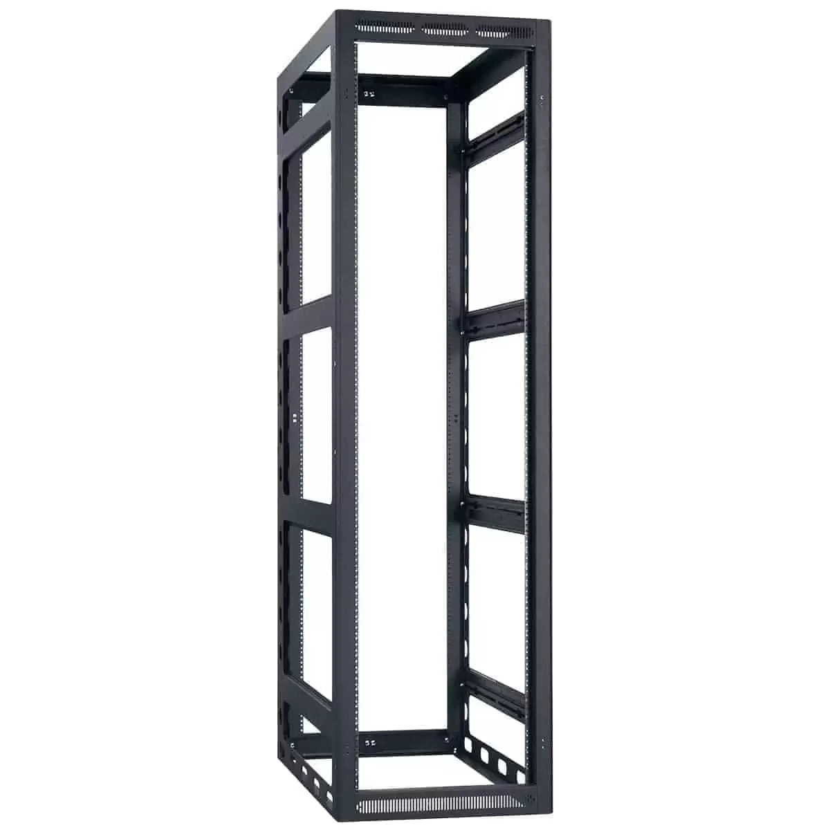 Lowell LGR Gangable AV Rack Open-Frame Steel Install Rack | 42"D | 44U | Without Rear Door