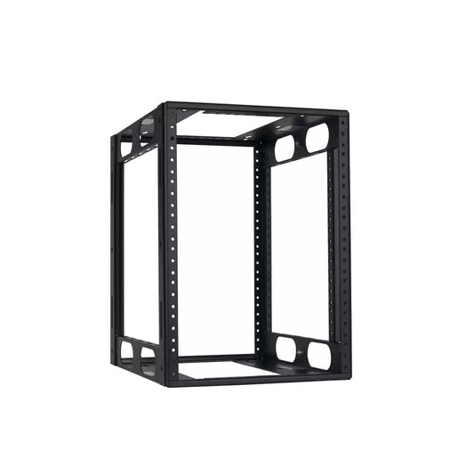 Lowell LHFR Series Half-Width Open Frame Rack | 8U | 14"D