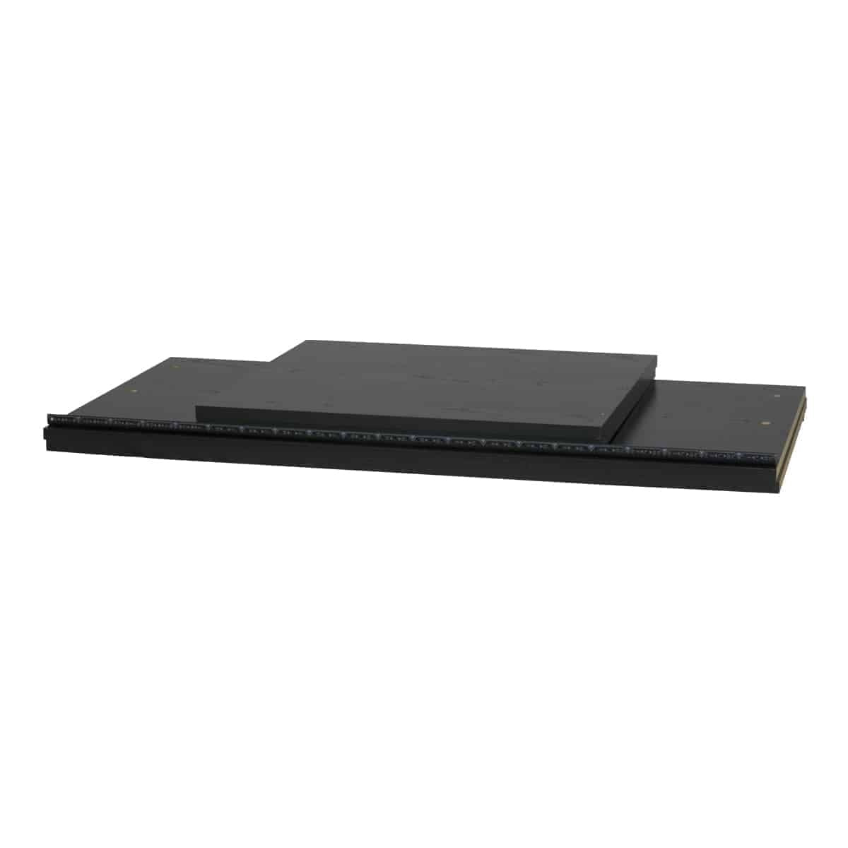 Lowell LLR Series Black Woodgrain Laminate AV Rack | 16U