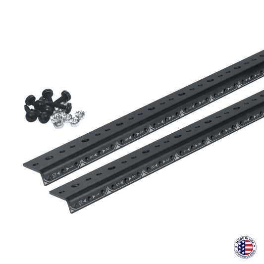 Lowell LLR-RRT Series 10-32 Rack Rails For LLR Laminated Racks | 10U