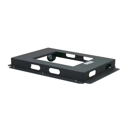 Lowell LMB Mobile Base for 23" Wide Rack Welded Steel Caster Base | 32"D | Fine-Floor Swivel Casters