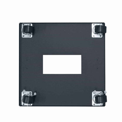 Lowell LMSB Shallow Mobile Base for 23"W Rack | Standard Casters