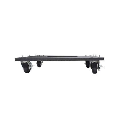 Lowell LMSB Shallow Mobile Base for 23"W Rack | Fine-Floor Swivel Casters